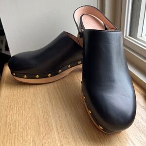 J.Crew Convertible Leather Clogs Sz. 8